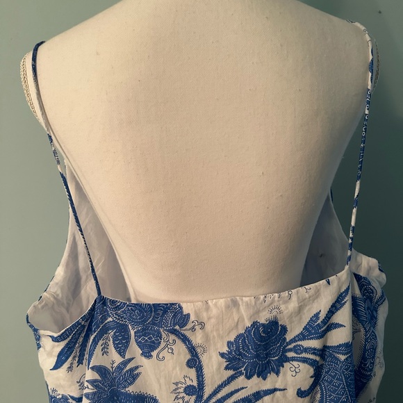 H&M  Vestido Birds of Paradise Tropical Maxi Dress NWOT size XXL - Picture 8 of 12